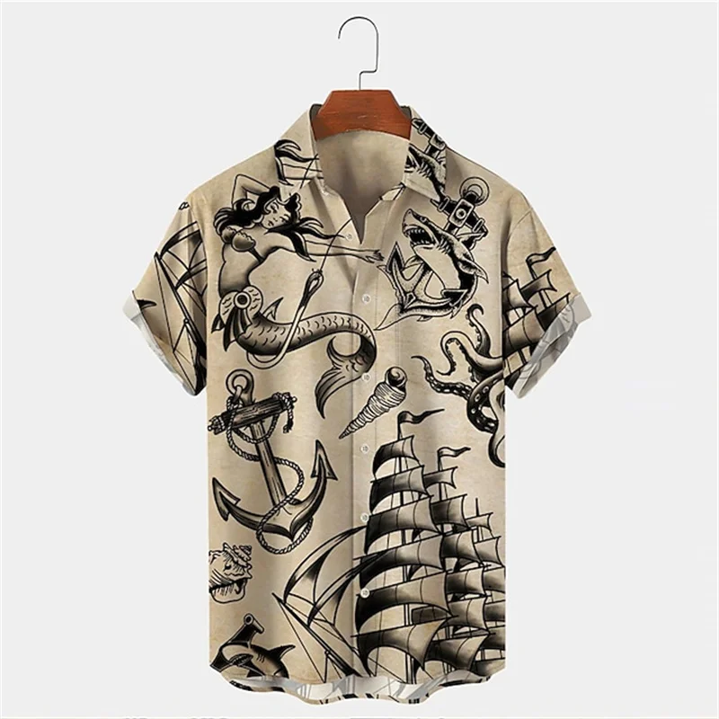 Erkekler Yazlık Yaka Kısa Koll - Vintage Hawaiian Floral Shirt incelemesi ve fiyatı