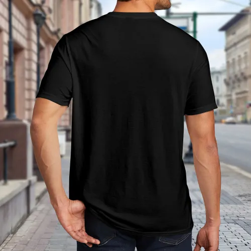 Erkek Siyah Noel Bowling Tişör - Short Sleeve Bowling Shirt Retro incelemesi ve fiyatı