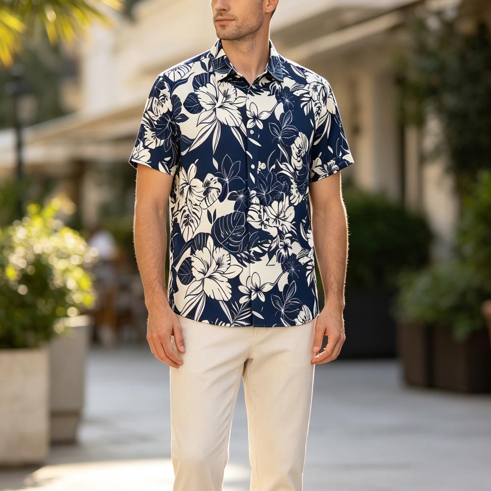Vintage Bitki Çiçek Baskılı Ha - Vintage Hawaiian Floral Shirt incelemesi ve fiyatı