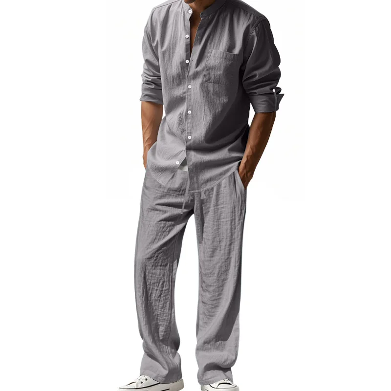 2025 Sınır Ötesi Amerikan Dört - Mens Linen Shirt Long Sleeve incelemesi ve fiyatı
