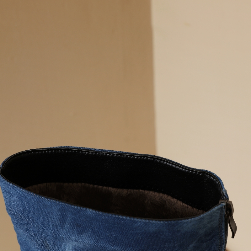 Mavi Kot Diz Yüksek Çizmeler K - Jeans incelemesi ve fiyatı