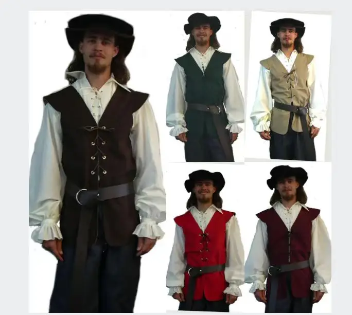 Ortaçağ Gömlekleri Fırfırlı Go - Medieval Gothic Lace Up Pirate Shirt incelemesi ve fiyatı