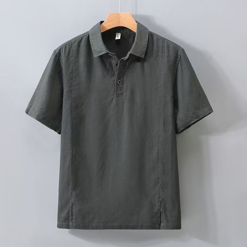 İlkbahar/Yaz Modası Retro Spor - Mens Linen Shirt Long Sleeve incelemesi ve fiyatı