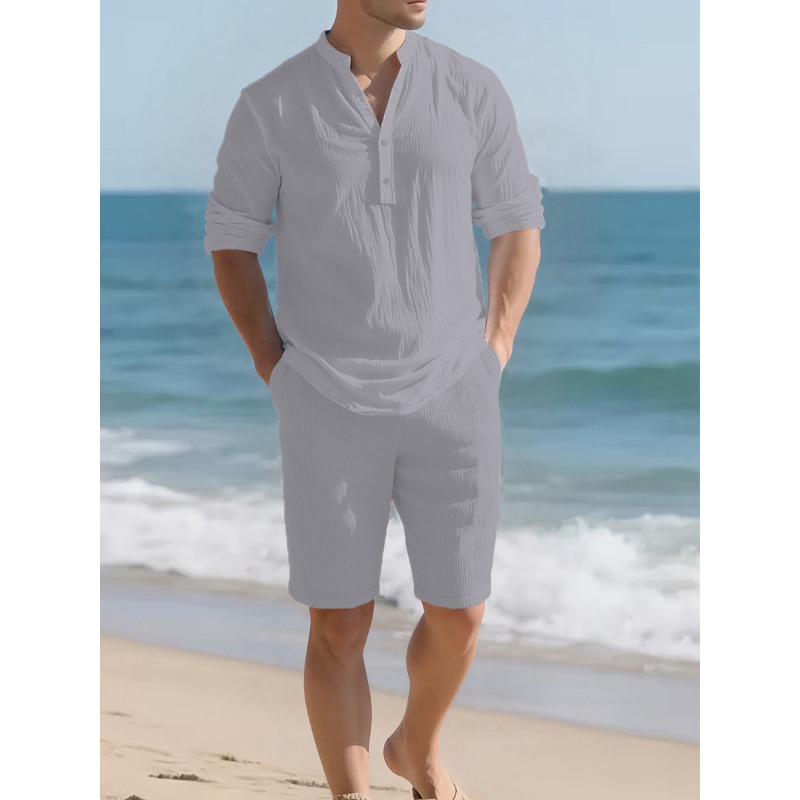 Erkek Beyaz Keten Karışımlı İk - Mens Linen Shirt Long Sleeve incelemesi ve fiyatı