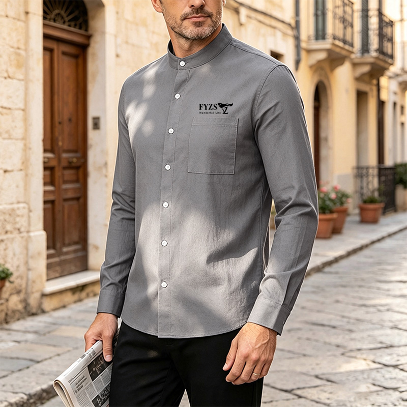 Erkek Uzun Kollu Gömlek Mandar - Mens Linen Shirt Long Sleeve incelemesi ve fiyatı