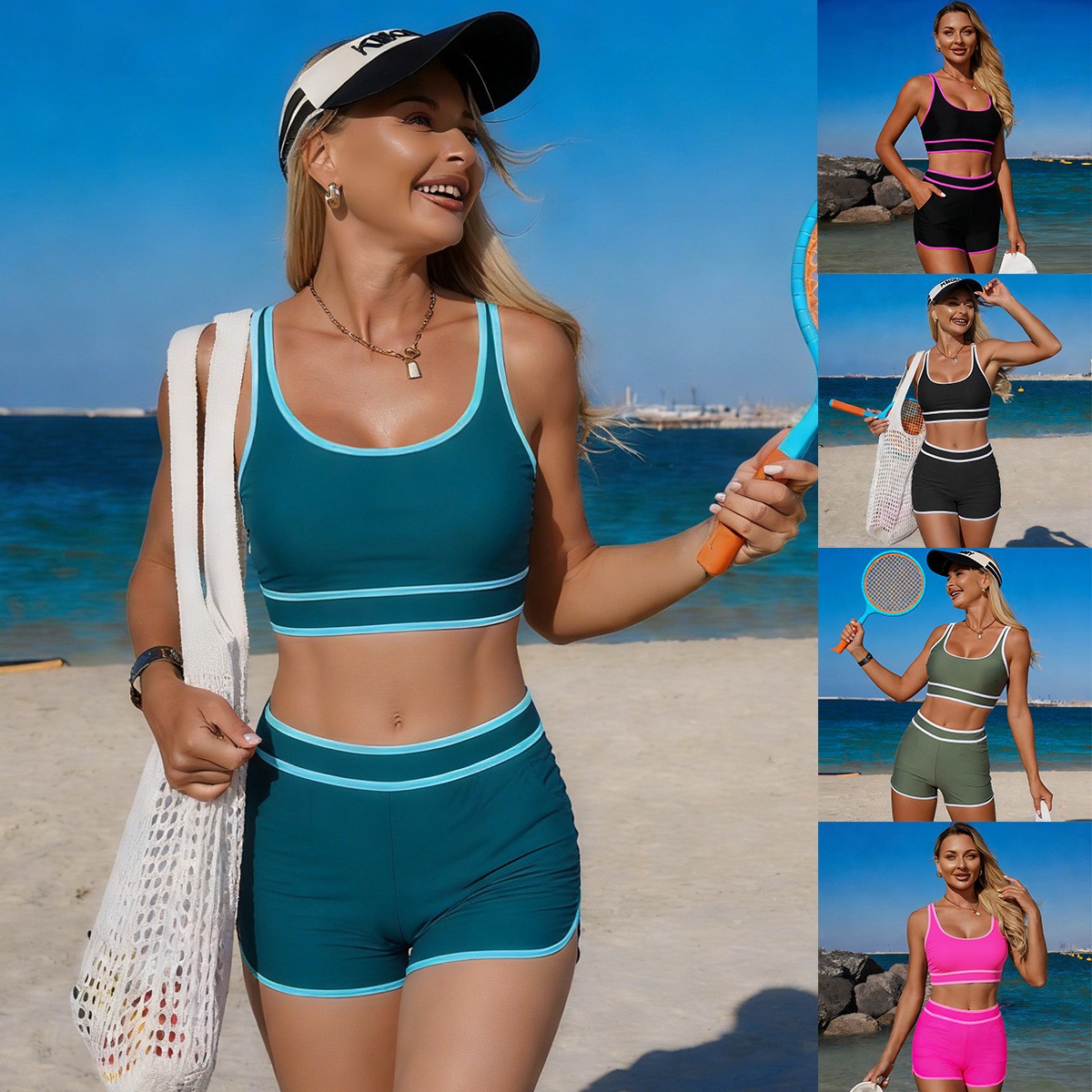 Zeytin Yeşili Bikini Kolsuz Cr - Shorts incelemesi ve fiyatı