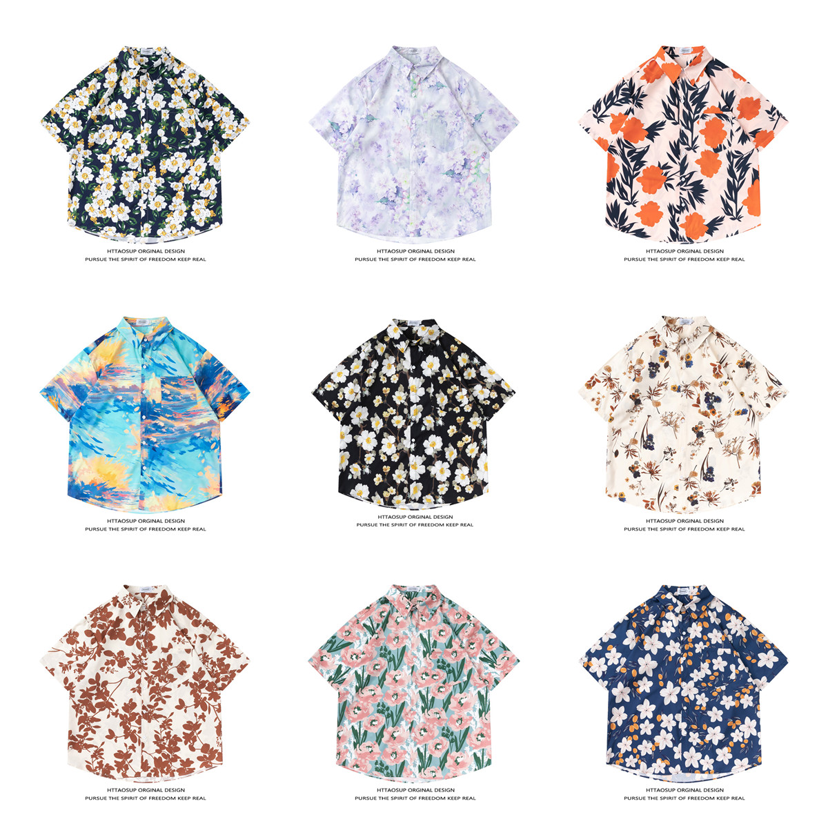 HTTAOSUP Yazlık, Vintage Tarzd - Vintage Hawaiian Floral Shirt incelemesi ve fiyatı