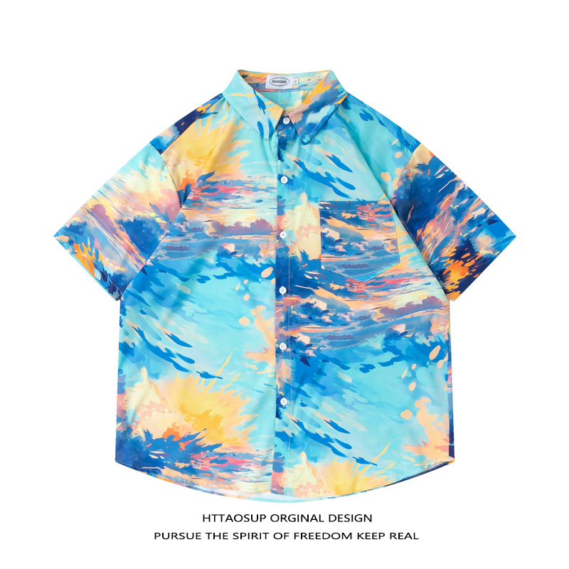 HTTAOSUP Yazlık, Vintage Tarzd - Vintage Hawaiian Floral Shirt incelemesi ve fiyatı